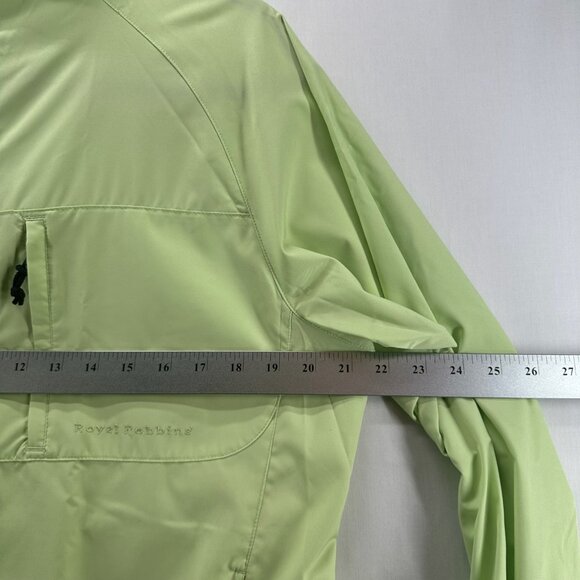 Royal Robbins Jacket Mens M Full Zip Hooded Windbreaker Lightweight Citron Green - Picture 7 of 12